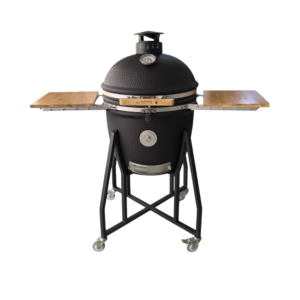 Kamado Madness Premium 22″ roštilj – MAX SET sprijeda otvorene police