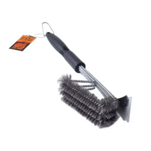 četka sa strugačem i tri glave